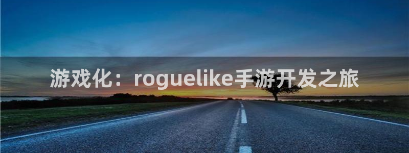 恩佐娱乐手机登录：游戏化：roguelike手游开发之旅